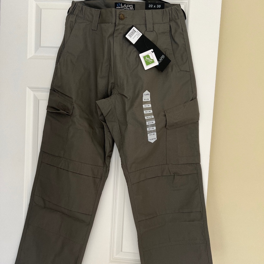 LA Police Gear Men's Urban Ops Tactical Cargo Pants Sierra NWT